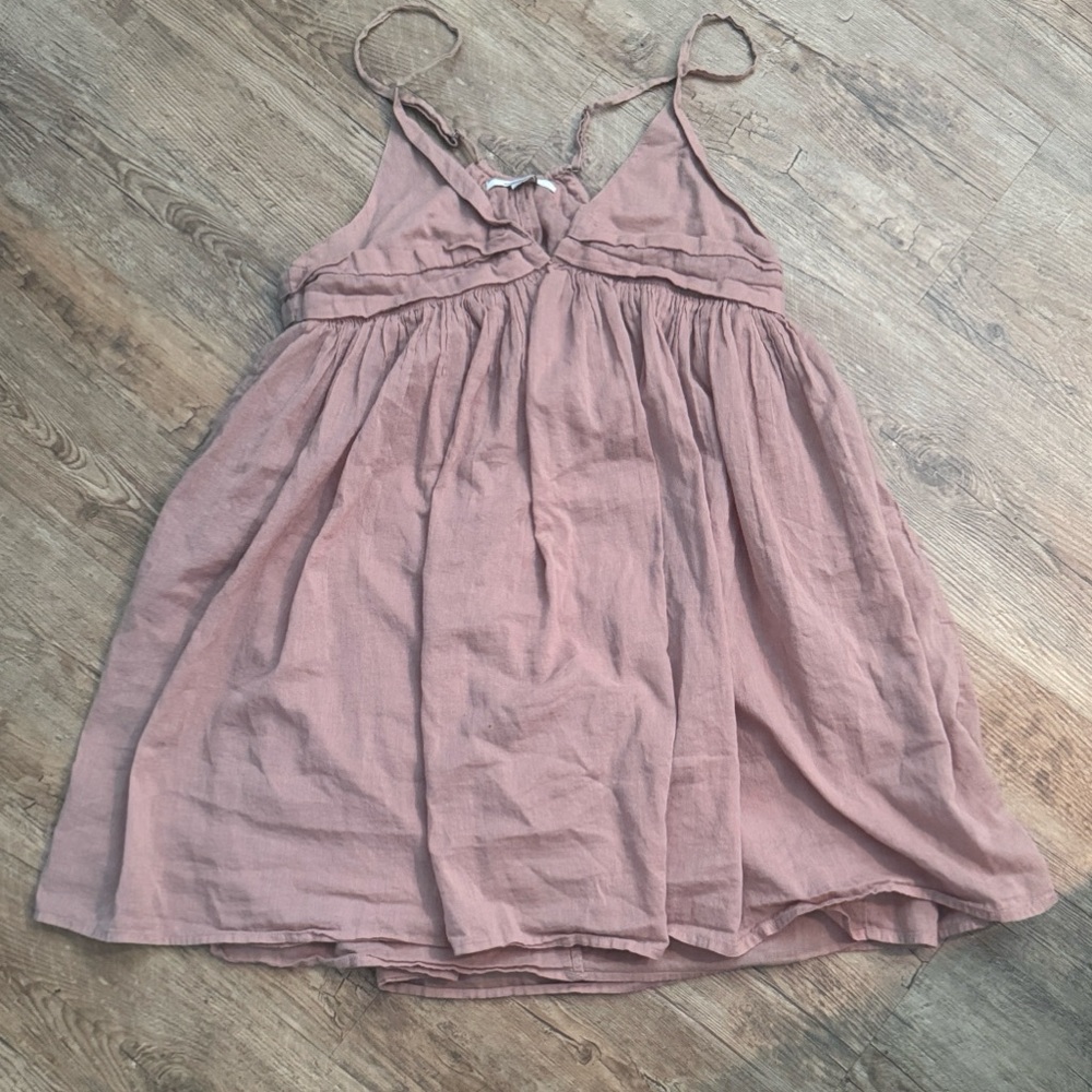 O'Neill Boho Dusty Pink Cotton Dress - size Medium